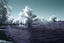 Другой мир / Волга, инфракрасное фото