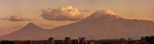Вечерняя сюита / Вид на Большой и Малый Арарат с окраины Еревана