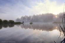 В ожидании клёва / Рыбалка на реке Уж