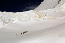 На леднике Менсу / Алтай. Восхождение на Белуху