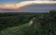 Степной ковыль / Земной расскол, которому более млн. лет находится в Донецкой области.