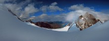 Радуга над ледником Менсу / Алтай, Катунские Белки