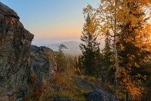 Рассвет / Утро на горе Висячий камень