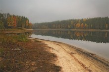 Осеннее утро / Чарское озеро