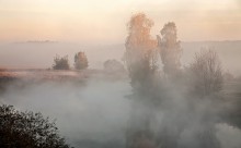 Осенняя элегия / Туманное утро на реке. Октябрь.