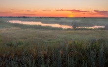 Утро на реке / р. Волчья