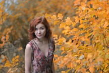 Наша осень с Соней / модель Соня Смирнова