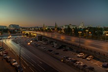 Москва предзакатная / Вид на Кремль и Большой Каменный мост