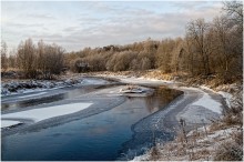 река Капша в начале зимы / ***