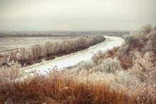 «Десна в декабре» / Вид на реку с городского парка.