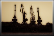 уснули, стальные "жирафы" / ***