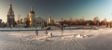 Зимний вечер в Рогожской слободе / Москва. Рогожский старообрядческий поселок