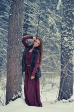 Вика в лесу / модель Виктория Родимова