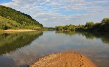 Река Днестр / Львовская область, Западная Украина.