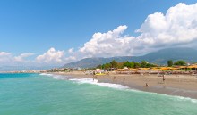 Alanya beach / Пляж города Махмутлар. Аланья, Турция