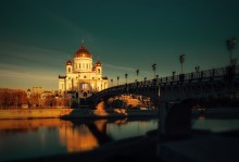 Храм Христа Спасителя / Утро в Москве