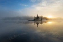 про северные туманы... / церковь Андрея Первозванного на Вуоксе