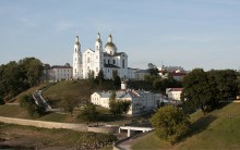 Витебск, Свято-Успенский собор / Собор в лучах садящегося солнца