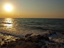 Вечерний Херсонес / Море в лучах заходящего солнца