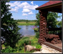 Псковщина. Вид на реку Великая / Не по сезону фото, но захотелось ещё раз вспомнить лето.