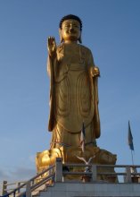 Бронзовый Будда / Сделано во время экскурсии по г.Улан-Батор.