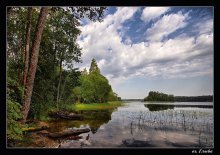 Августовский пейзаж... / озера ландшафтного заказника "Синьша"