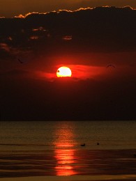 Закат над морем / Черное море, Анапа