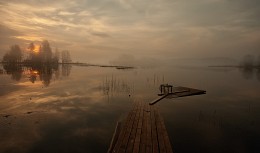..тихое утро... / ..Валдай,озеро Шлино..