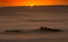 золотые туманы Тосканы / охота за туманами Тосканы
