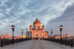 Рассвет на Патриаршем / Москва. Рассвет на Патриаршем мосту.
апрель 2015г