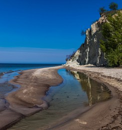 Синее-белое... / Кременчукское водохранилище