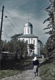 На службу. / Старый слайд.