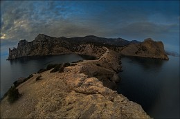 **Остров невезения в океане есть.....* / Крым, море, закат, мыс Капчик