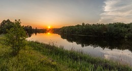 Последний майский день... / закат на река Ранова