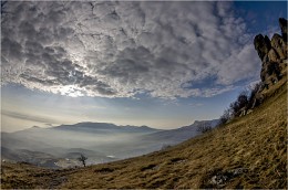 Туманность Андромеды ... / Крым, горы, облака,
