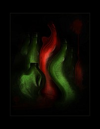 бутылки (танец) / digital art