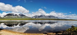 Байкальский хребет / вид на Байкальский хребет с мыса Большая Коса