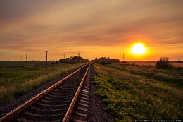 Утомленные солнцем / Закат на перегоне Оборона - Токарёвка, Тамбовская область