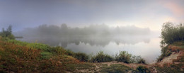 В утреннем тумане.. / Нижегородская область, река Керженец