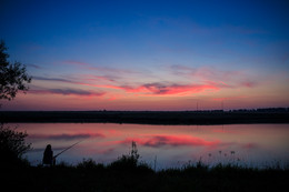 Тени исчезают в полдень / Закат над озером. Тамбовская область, август 2015