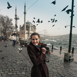 Катя в Стамбуле / Фото сделано в Стамбуле
