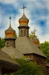 Церковь Святого Архистратига Михаила / 1600 год - церковь Святого Архистратига Михаила из села Боровинка, Киевская область.