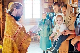крещение / крещение в Храме Иконы Божией Матери Троеручица в Орехово-Борисово