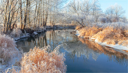 frozen / Ноябрь, река Клева, утро