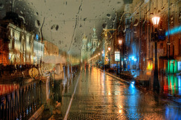 ночной дождь... / Санкт-Петербург