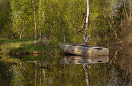 &quot;Деревенский причал&quot; / Работа с утренним светом