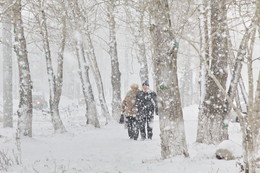 Первый снег... / Челябинск, первый снег осенью...