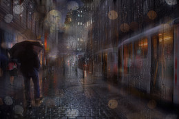 Пражский дождь / Прага, вечерний дождь.