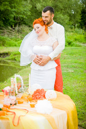 оранжевая свадьба / Свадьба, постановка