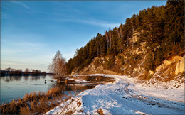 Перволедье / утро, старица, перволедье